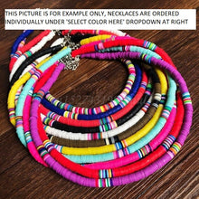 Load image into Gallery viewer, ISLAND STYLED Colorful Clay Beaded Beach Wear Choker