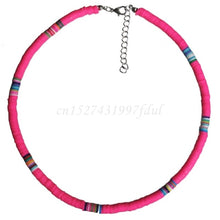 Load image into Gallery viewer, ISLAND STYLED Colorful Clay Beaded Beach Wear Choker